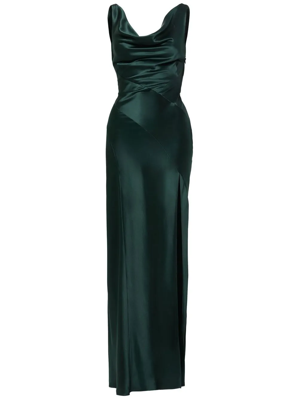 

Nicholas Alfina satin maxi dress - Green