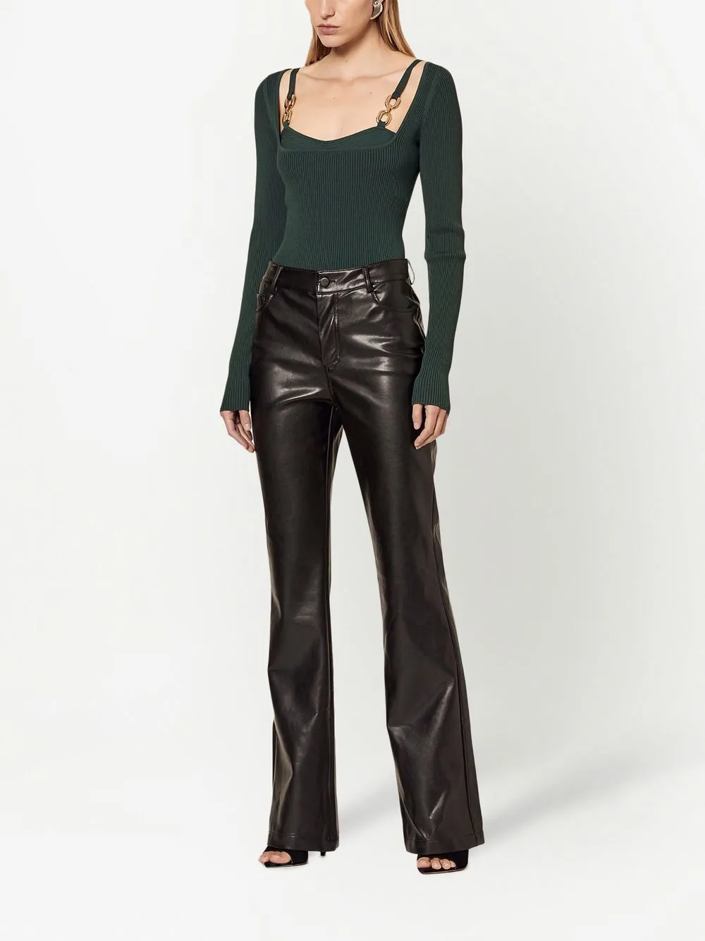 Nicholas Hose In Lederoptik Farfetch