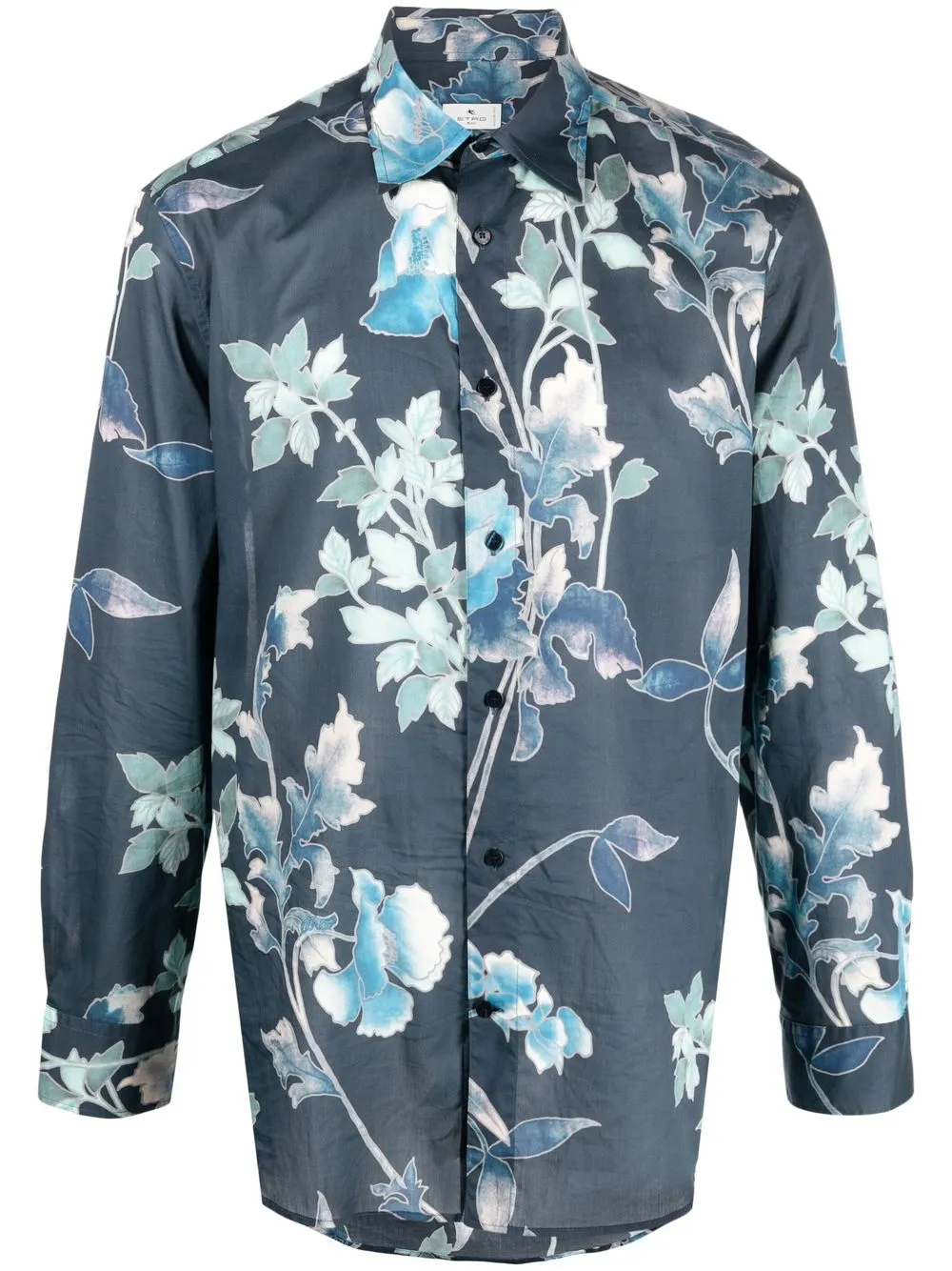 

ETRO camisa con estampado floral - Azul