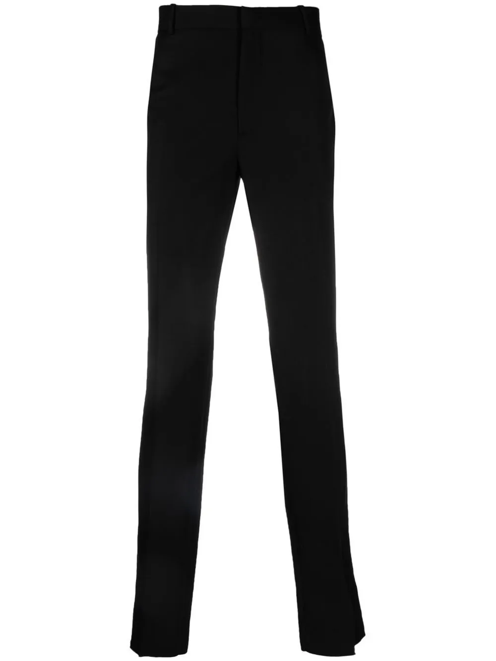 Shop Alexander Mcqueen Straight-leg Tailored Trousers In Black