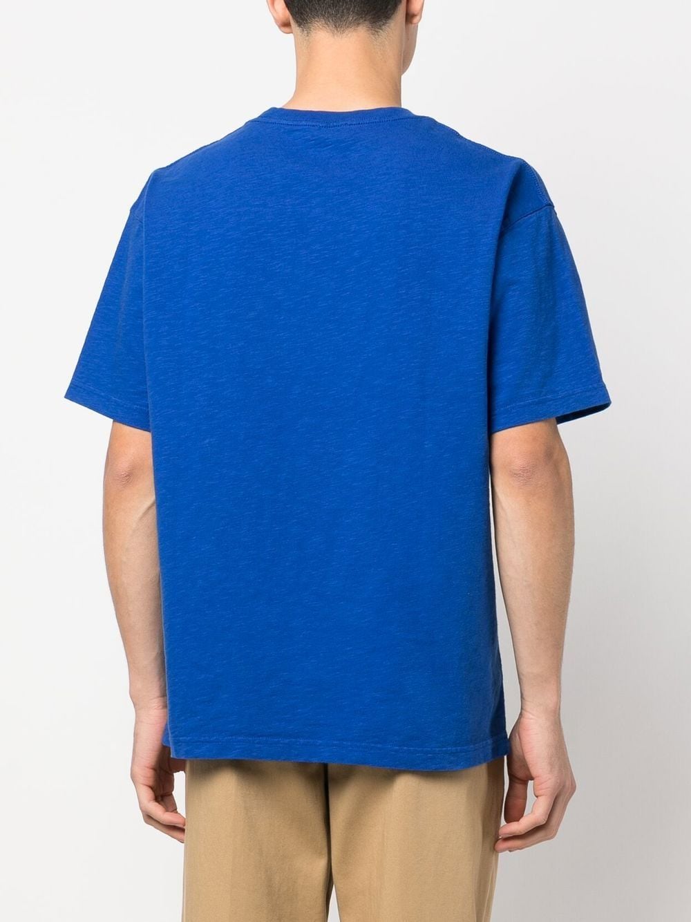 Shop Closed Logo-print Short-sleeve T-shirt In Blue