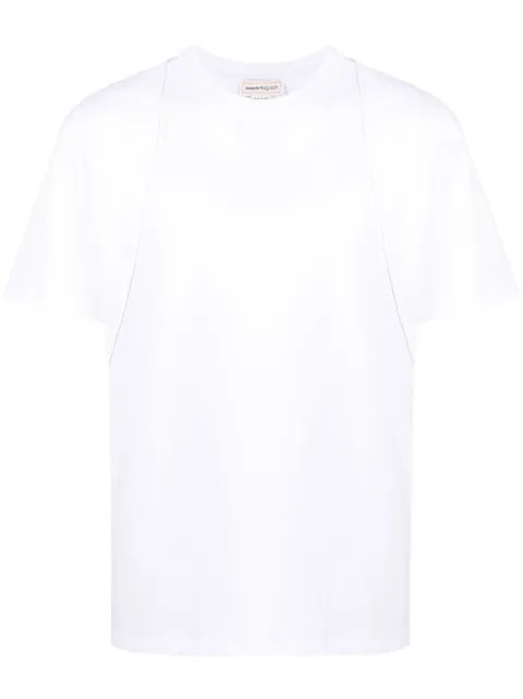 Alexander McQueen panelled cotton T-shirt