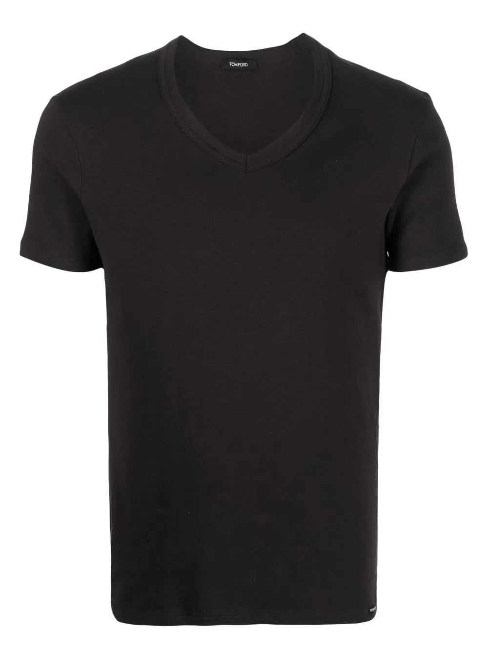 

TOM FORD V-neck short-sleeve T-shirt - Black