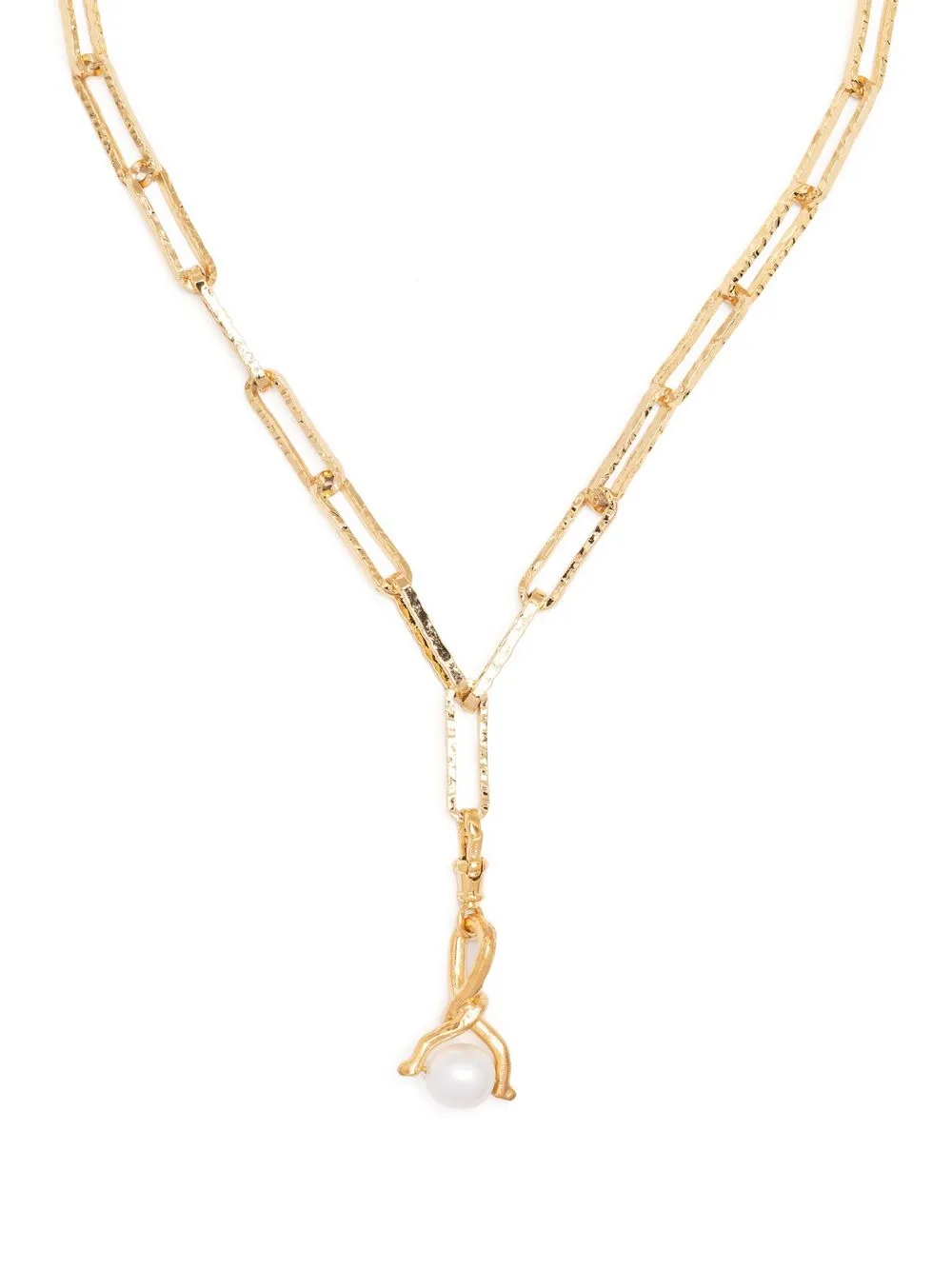 

Alighieri The Celestial Raindrop Pearl choker - Gold