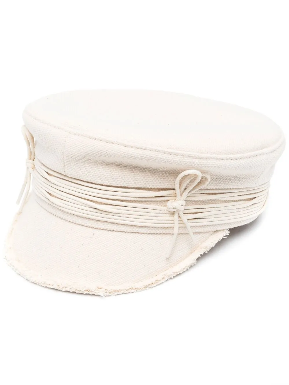 

Ruslan Baginskiy string-wrap side tie cap - Neutrals