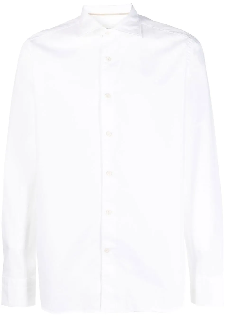 

Tintoria Mattei spread-collar long-sleeve shirt - White