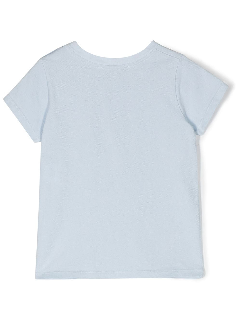 Shop Patachou Logo-embroidered T-shirt In Blue