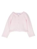 Patachou light pink knit cardigan