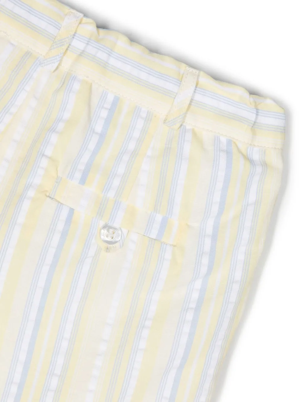 Patachou Polo-collar Short Set In White