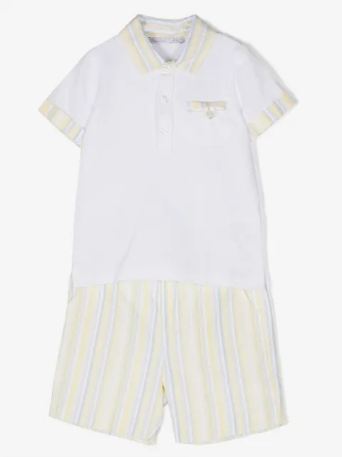 Patachou polo-collar short set