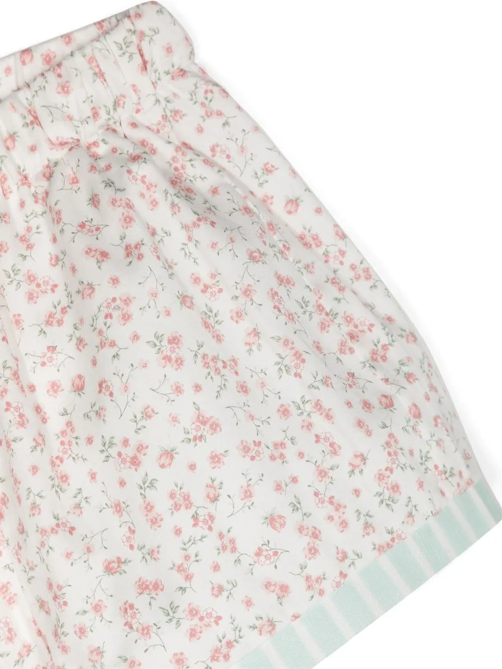 Patachou Floral-print Cotton Short Set In White