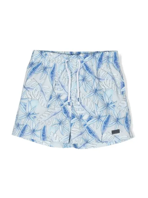 Patachou jungle-print swim shorts