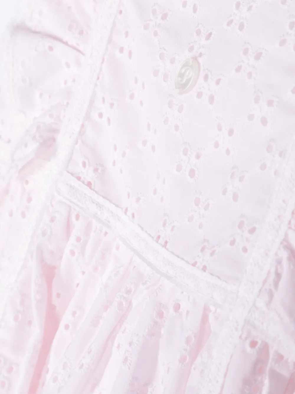  Patachou Embroidered Sleeveless Dress - Pink 