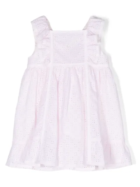 Patachou embroidered sleeveless dress