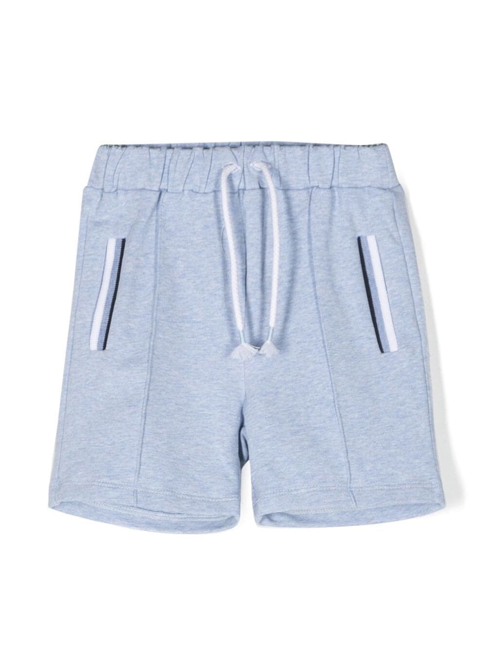 Patachou Kids' Indigo Casual Cotton Shorts In Blue