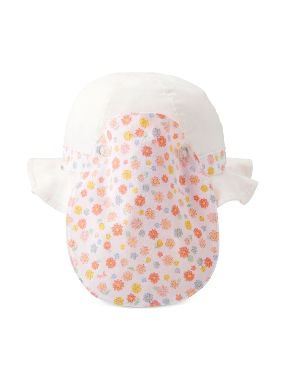 Shop Miki House Floral-print Sun Hat In 01