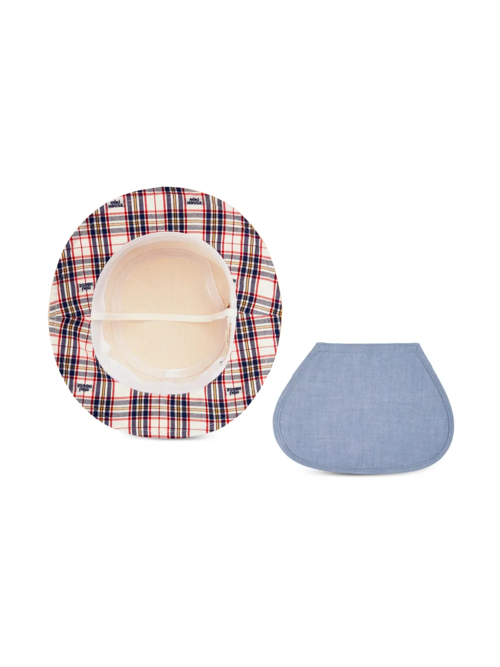 【sun】MIKI HOUSE Miki House logo-embroidered Sun Hat | Neutrals | FARFETCH ZA