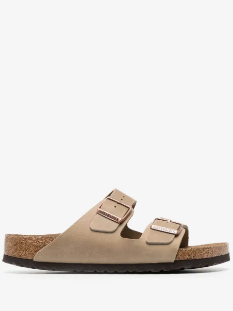 Birkenstock Arizona leather slides