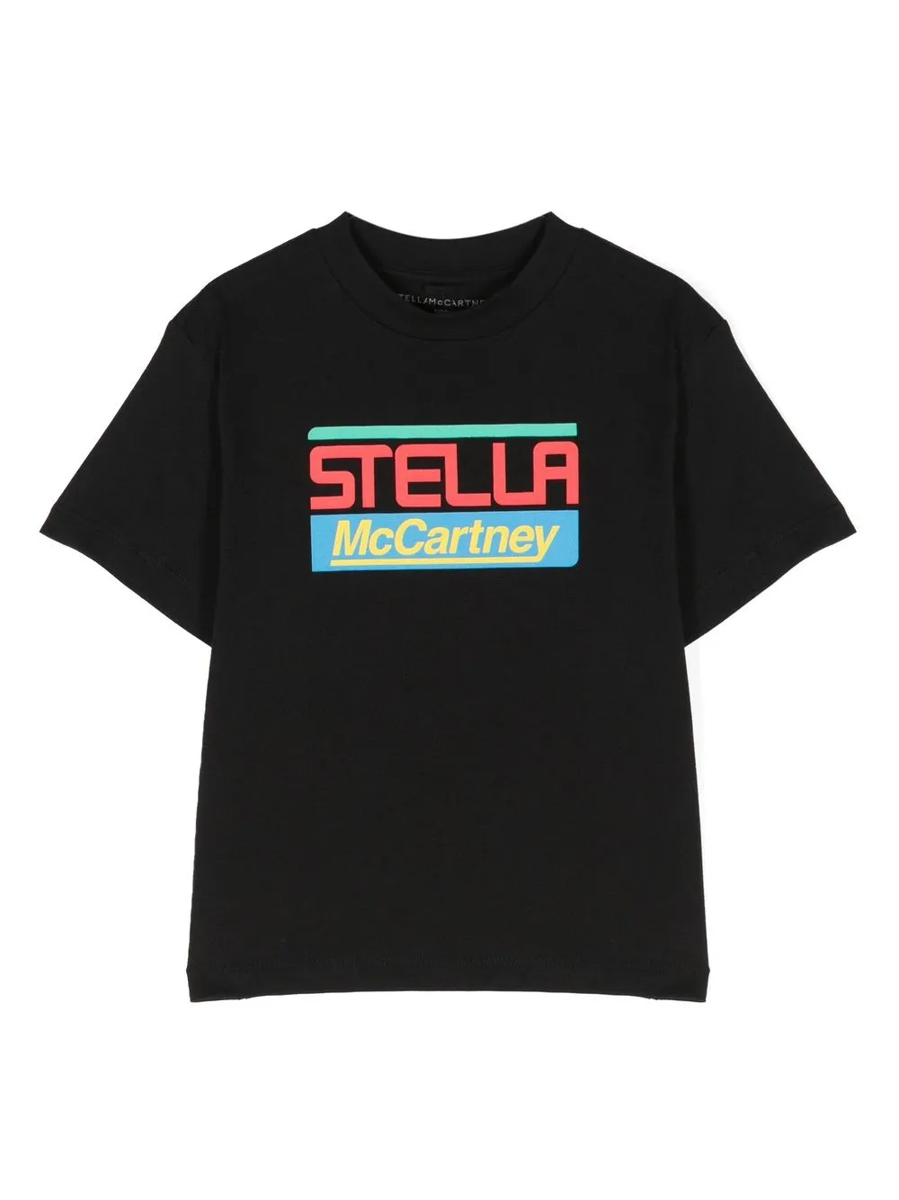 

Stella McCartney Kids playera con logo estampado - Negro