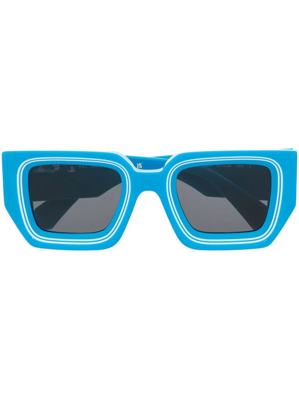

Off-White Francisco square-frame sunglasses - Blue