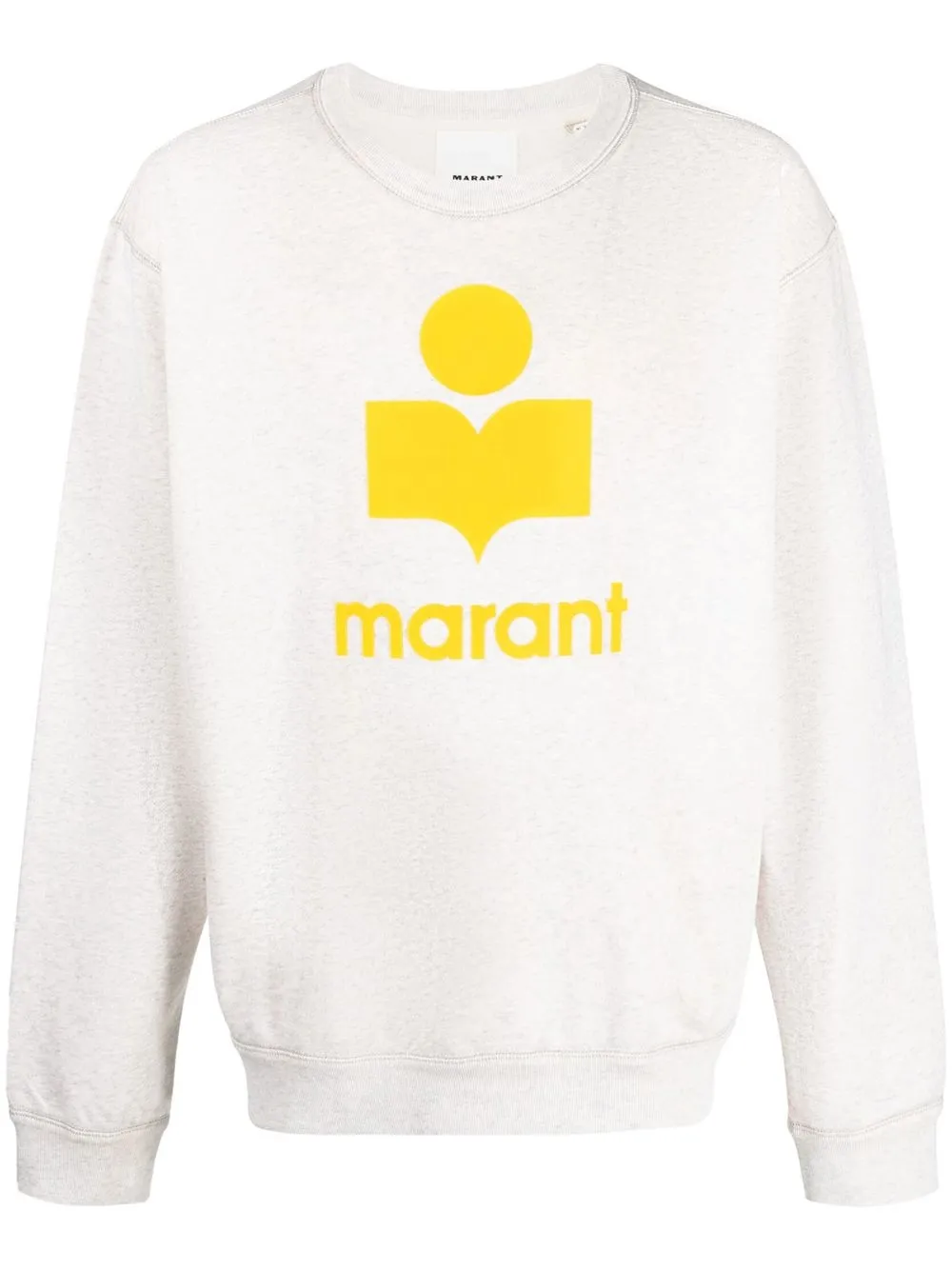 

Isabel Marant logo-print long-sleeve sweatshirt - Neutrals