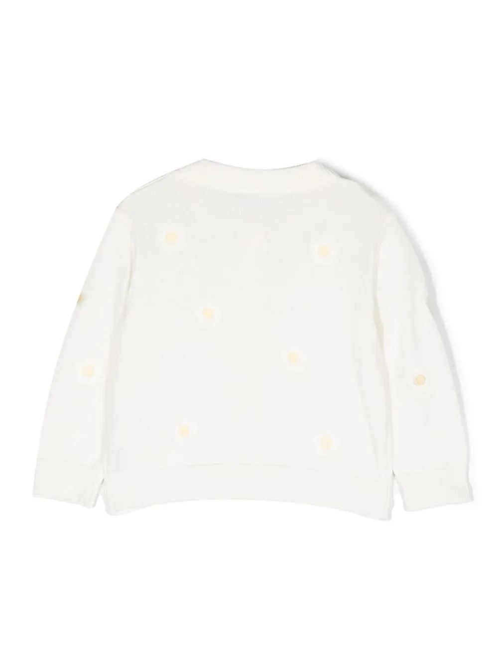 Stella's Embroidered Crewneck Sweatshirt Black with Cream