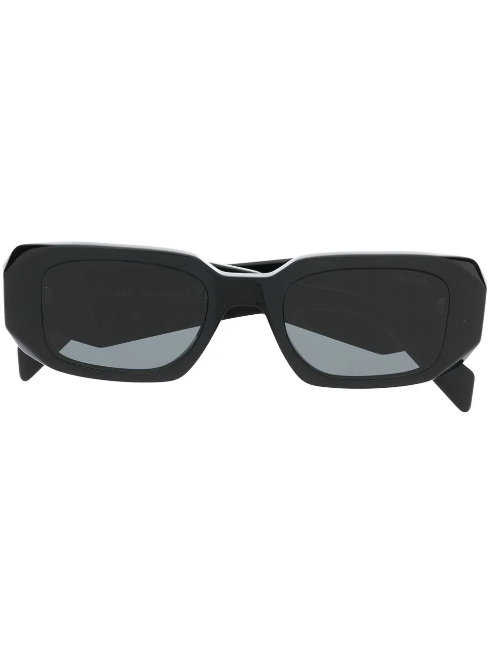 Prada Eyewear Symbole zonnebril met vierkant montuur Zwart