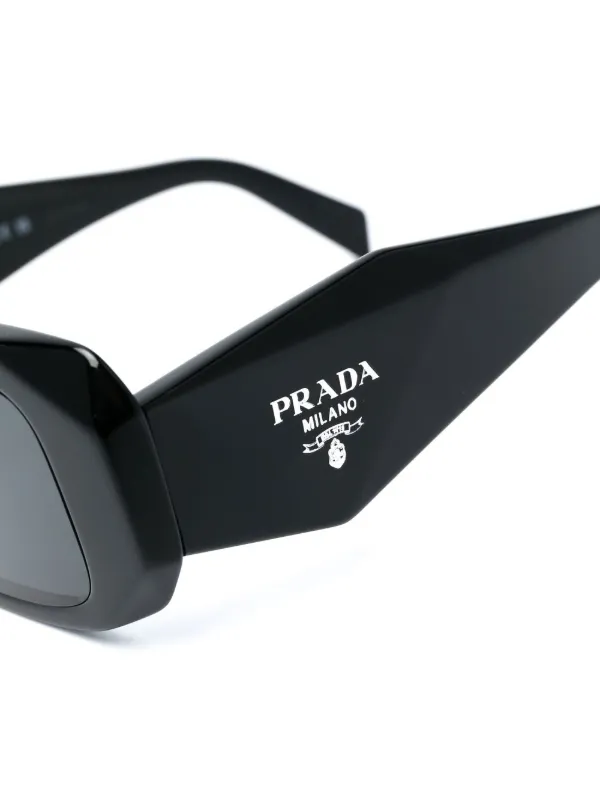 Prada Eyewear Symbole スクエアフレーム サングラス | ブラック