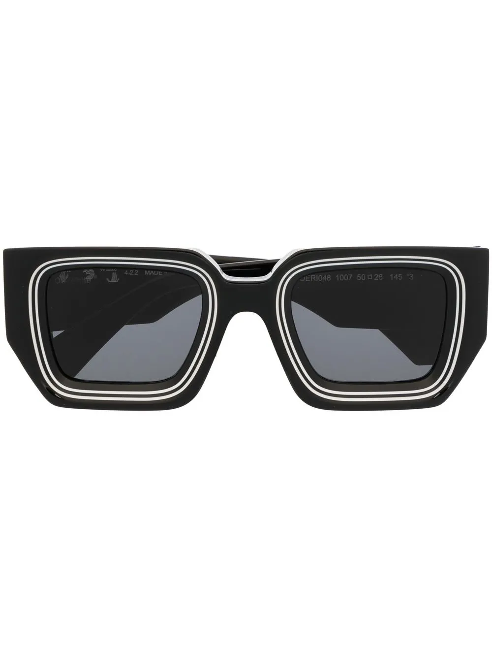 

Off-White Francisco square-frame sunglasses - Black