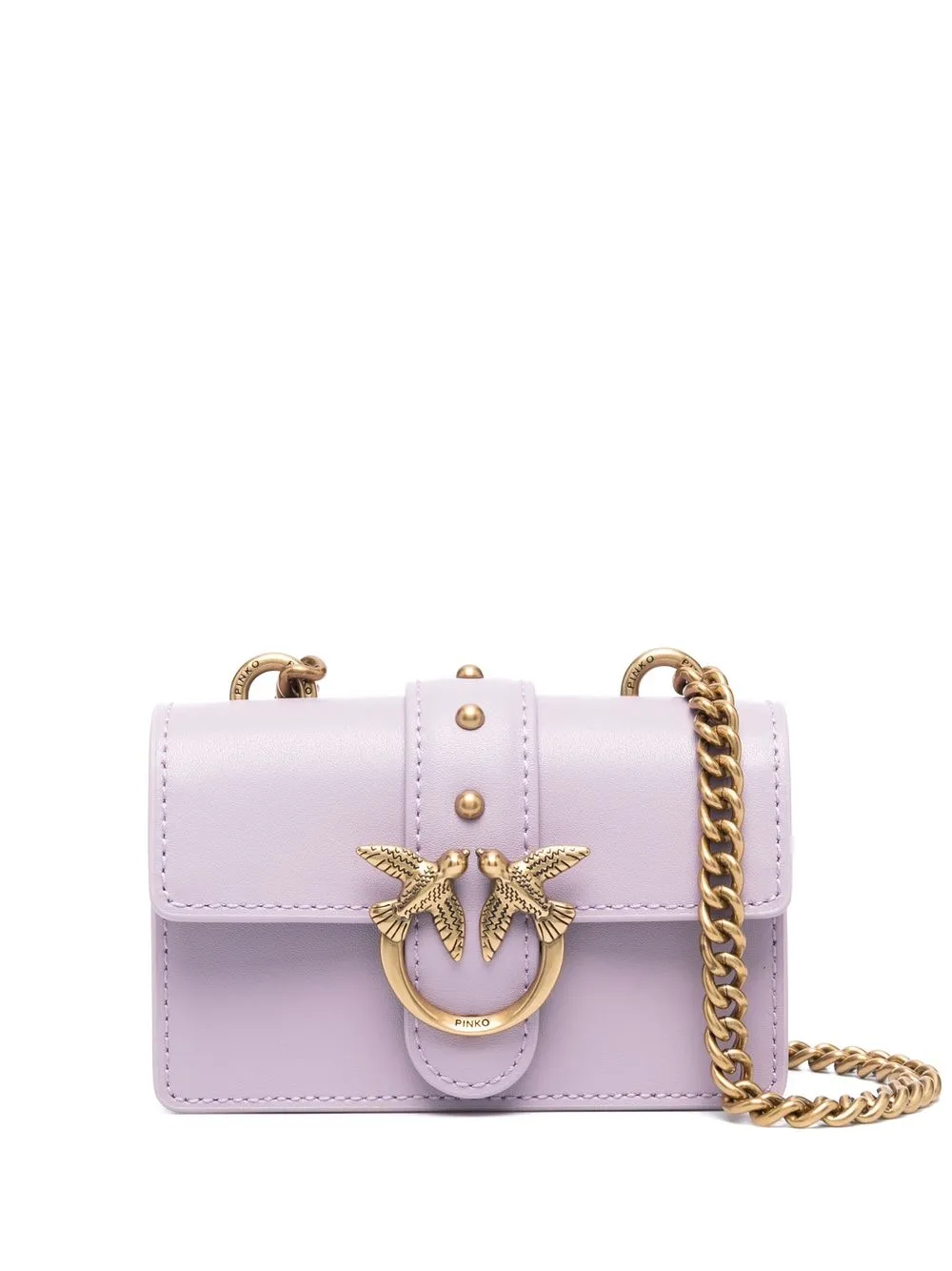 

PINKO bolsa crossbody Love mini - Morado