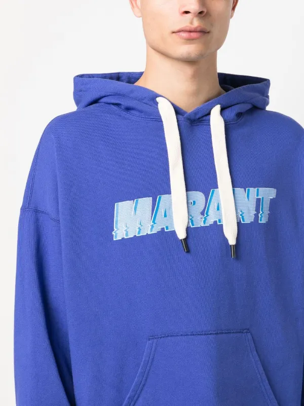 MARANT Miley Hoodie | Blue | FARFETCH GE