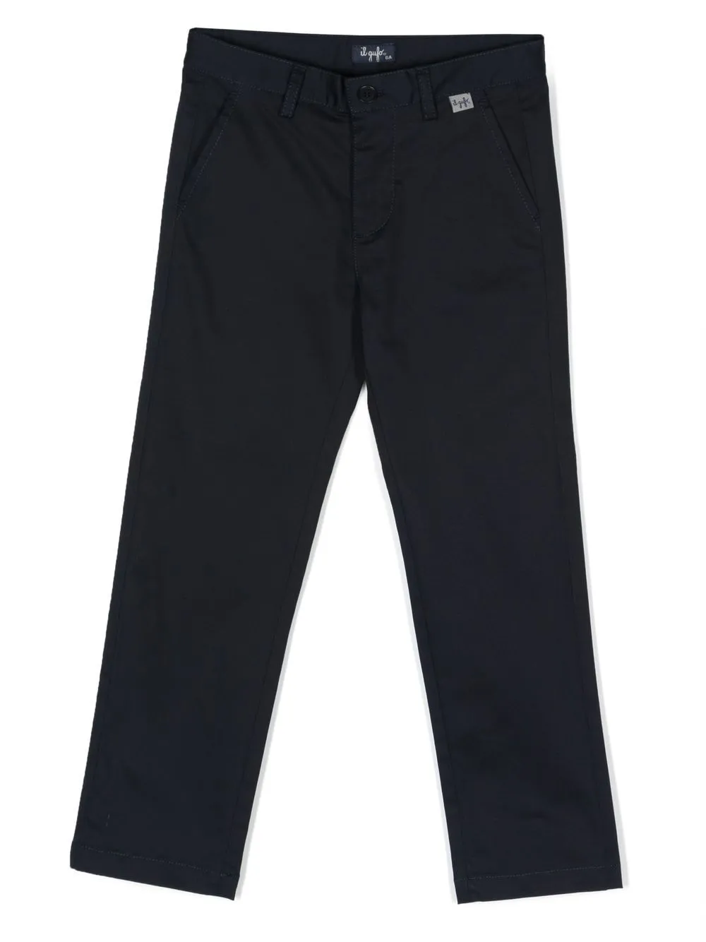 Il Gufo Straight-leg Chino Trousers In Blue
