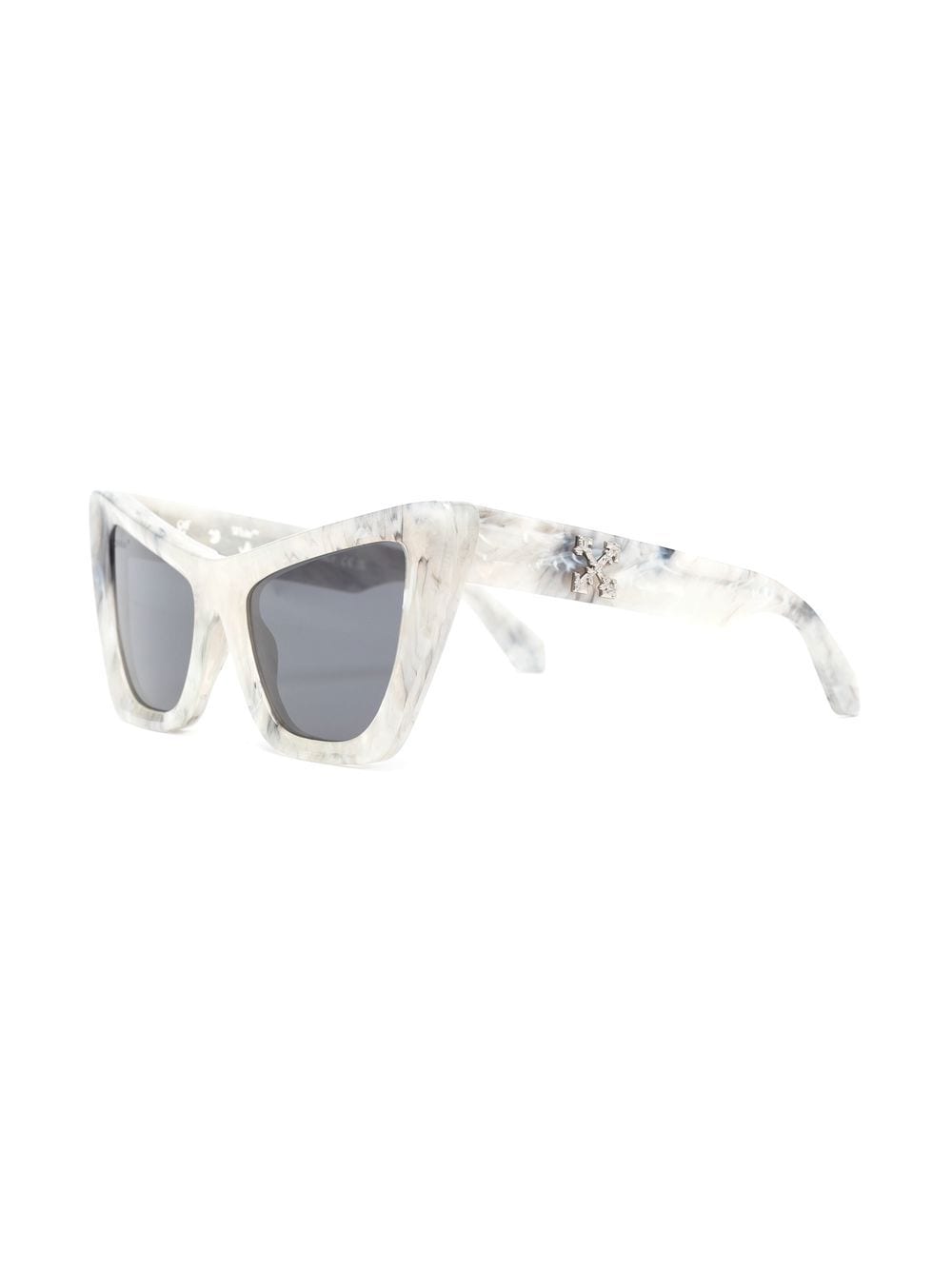 Shop Off-white Edvard Cat-eye Sunglasses In Grey