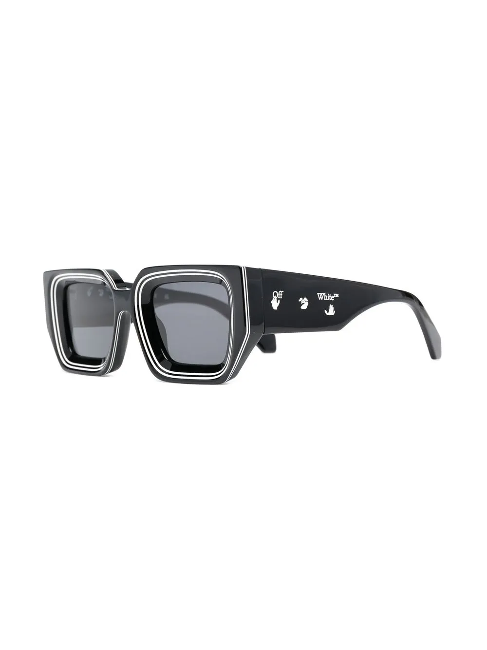 Off-White Eyewear Francisco zonnebril met vierkant montuur - Zwart