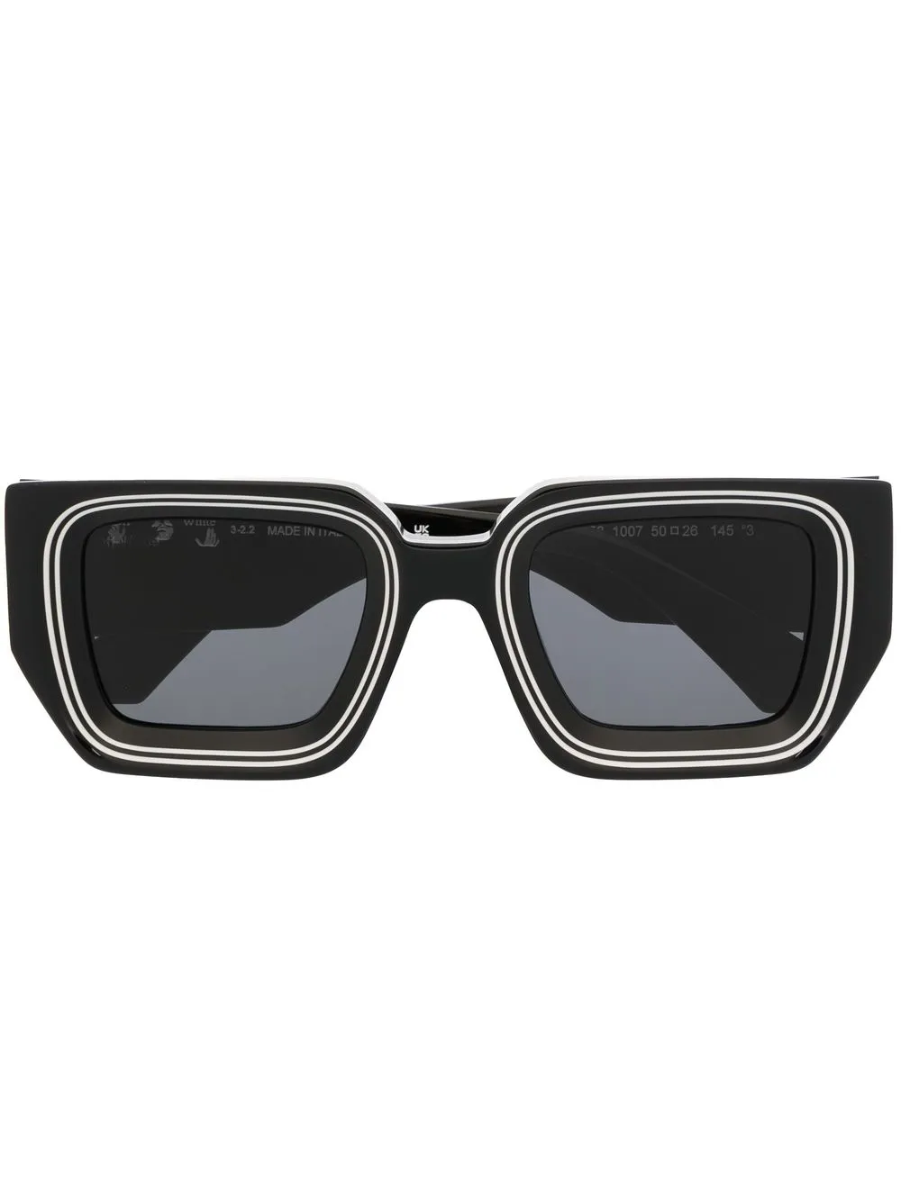 

Off-White Francisco square-frame sunglasses - Black