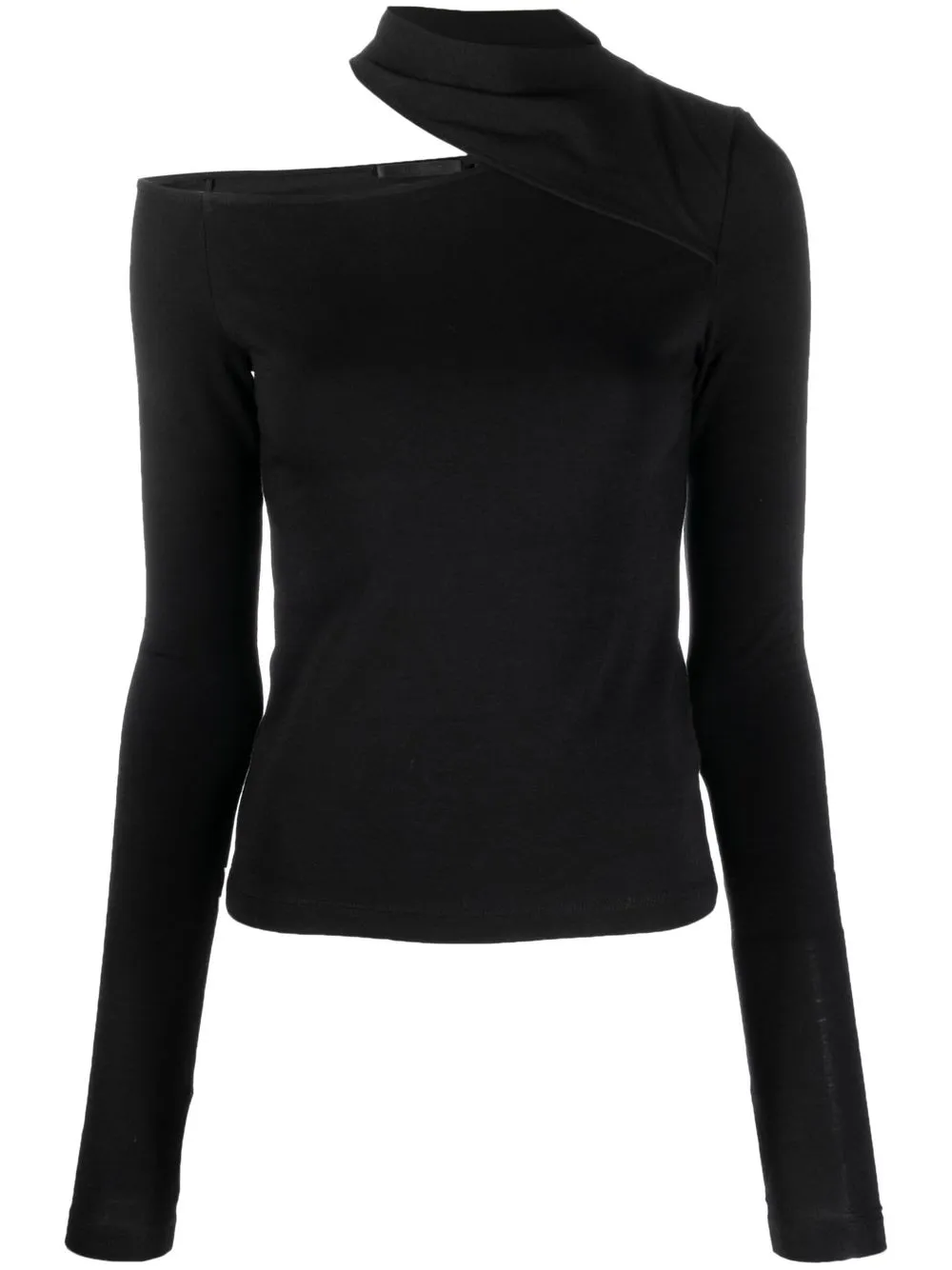 

Helmut Lang off-shoulder long-sleeved top - Black