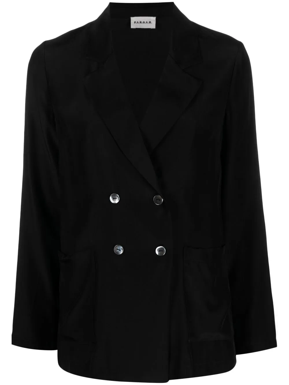 

P.A.R.O.S.H. Sofia slouch double-breasted blazer - Black