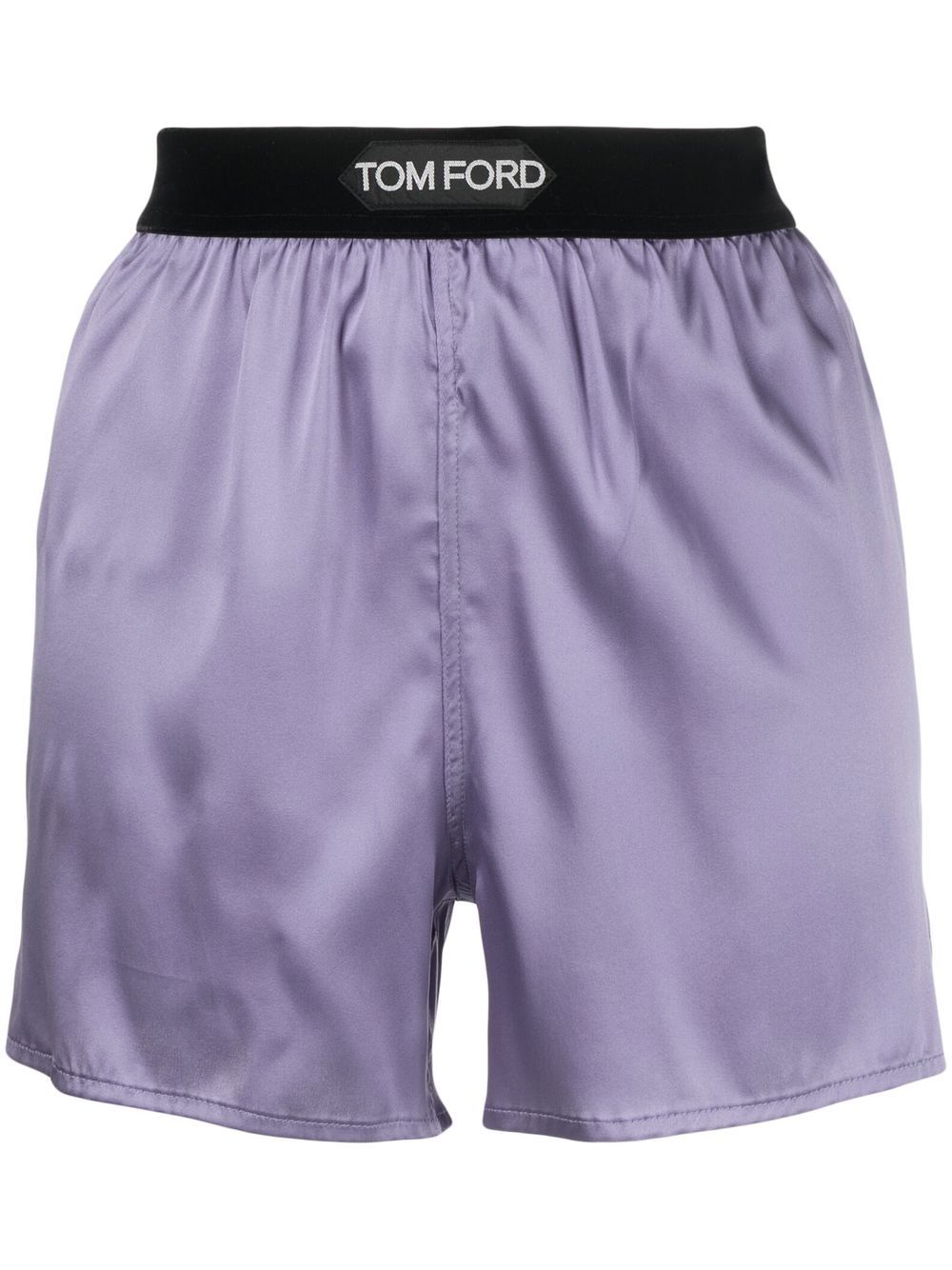 TOM FORD LOGO-WAISTBAND DETAIL SHORTS