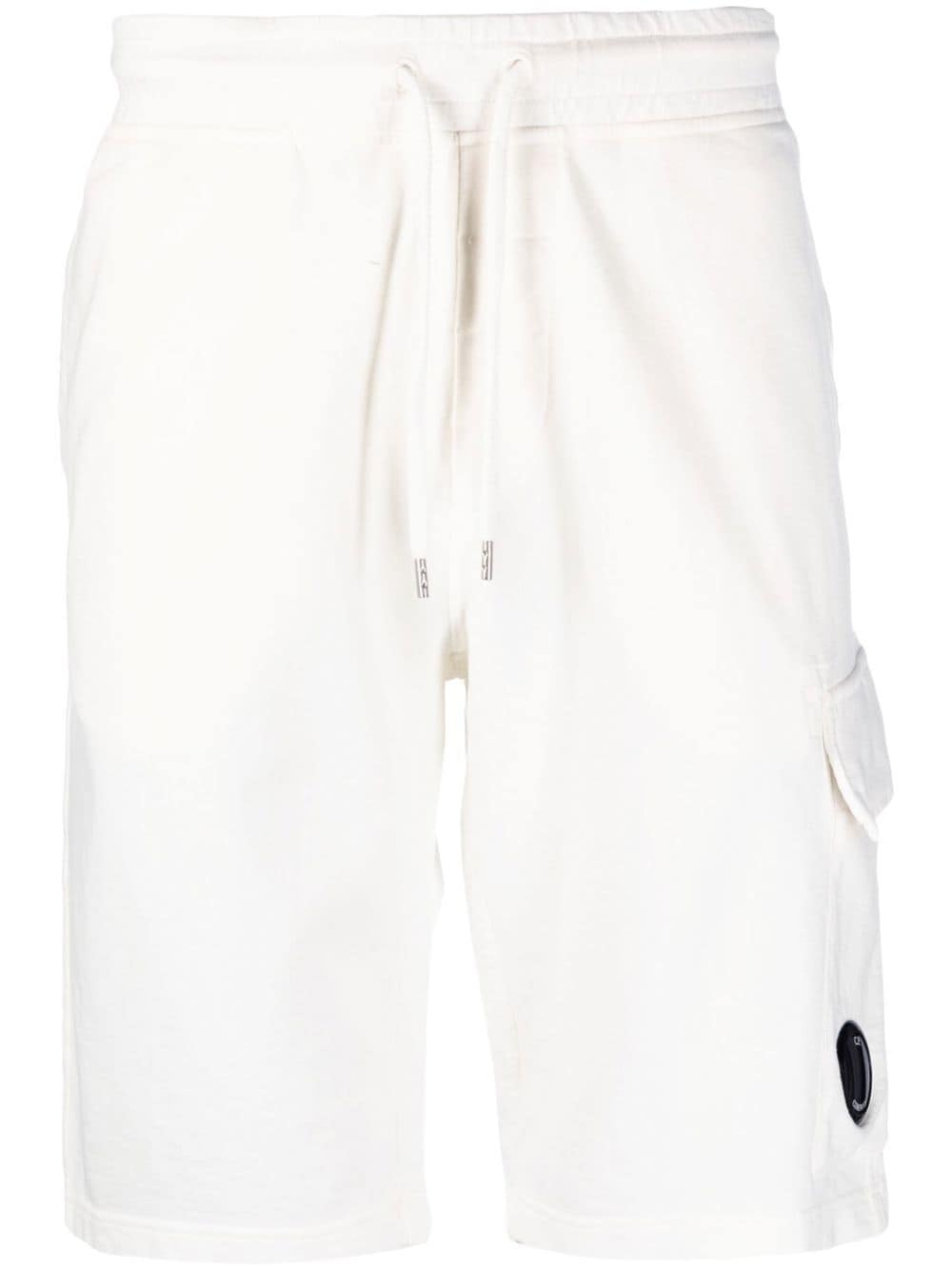 C.P. COMPANY LENS-DETAIL CARGO SHORTS