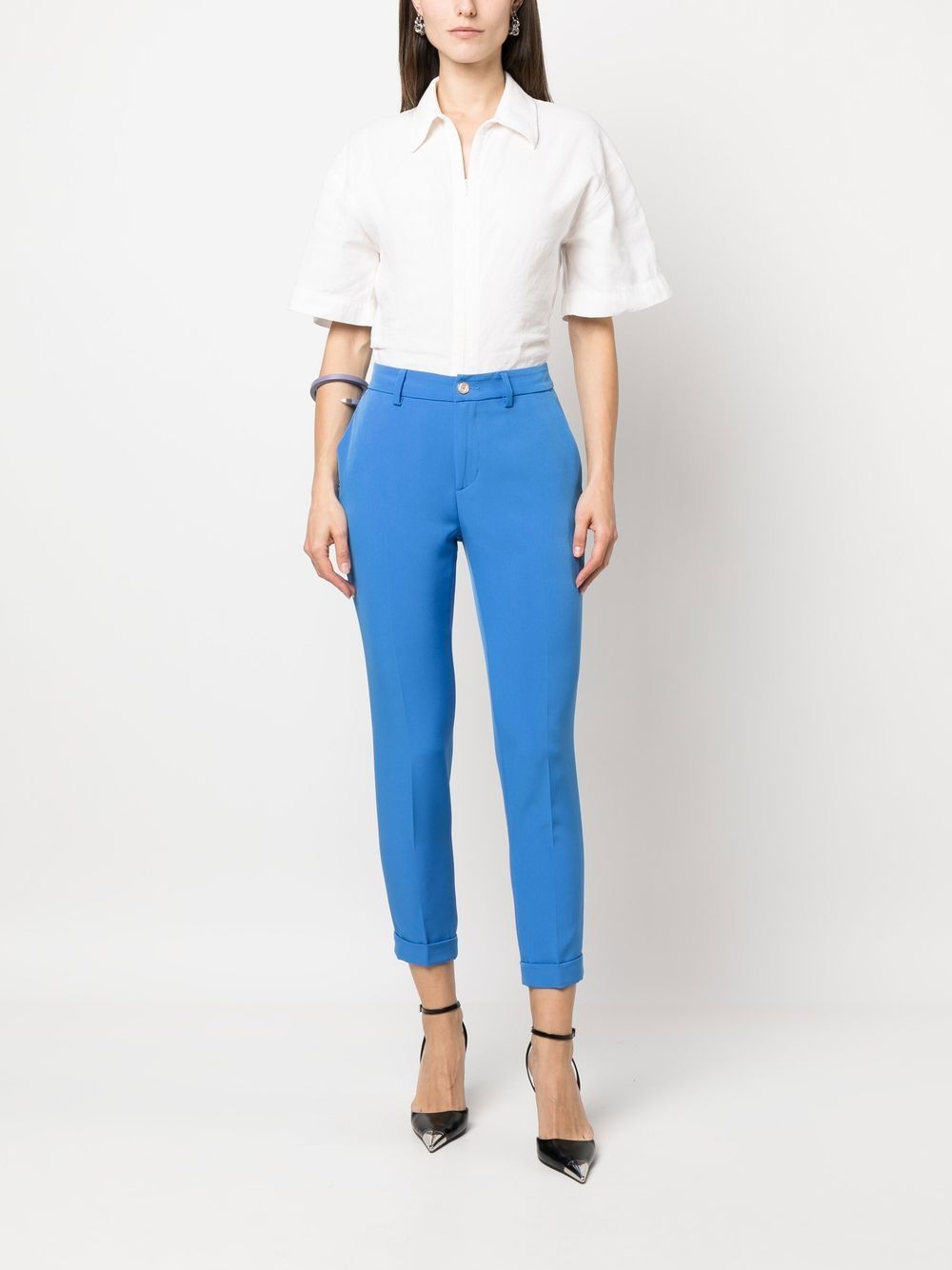 LIU JO skinny-cut Cropped Trousers - Farfetch