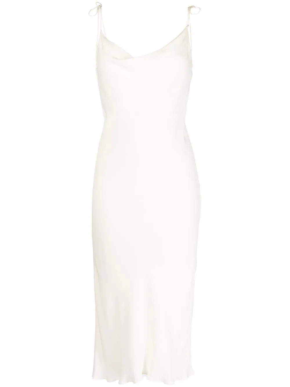 

Kiki de Montparnasse draped-neckline detail dress - White