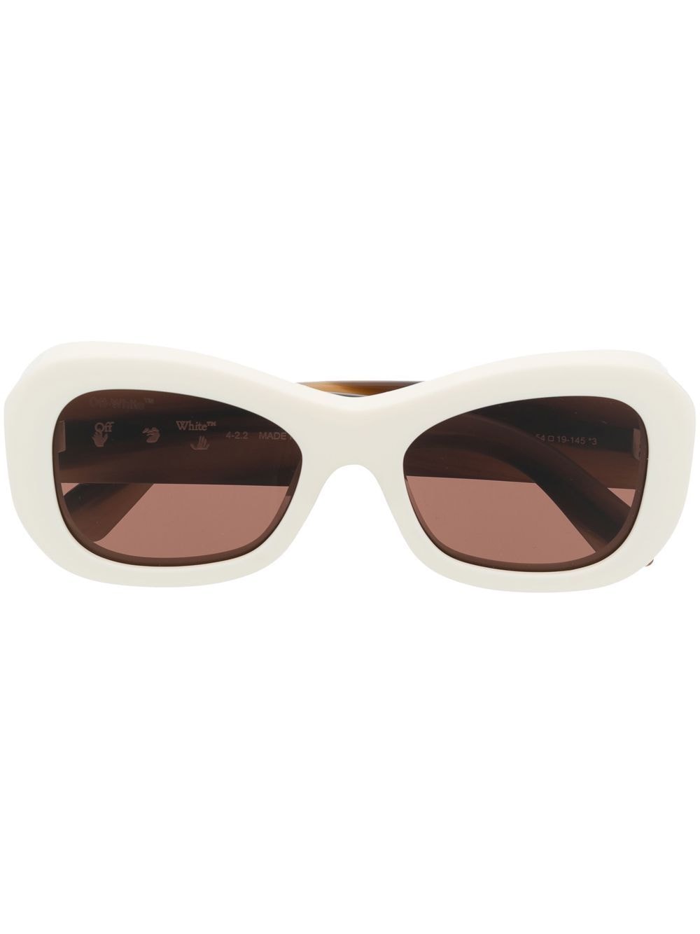 Off-white Pablo Round-frame Sunglasses In Weiss