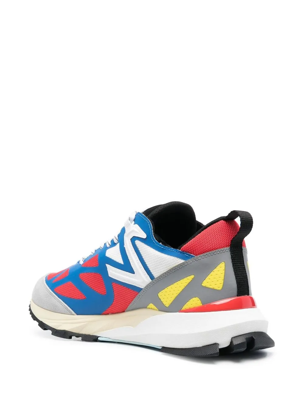 Philippe Model Panelled Low-top Sneakers In Blau