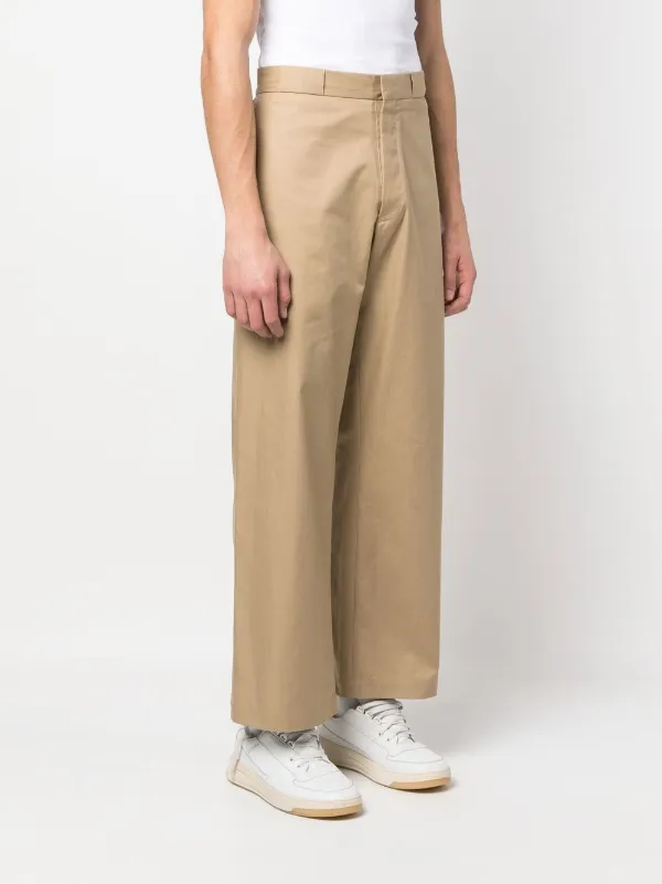 MM6 Maison Margiela straight-leg Tailored Trousers | Brown