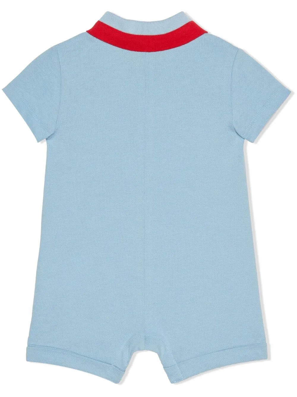 Gucci Kids elephant embroidered Cotton Piquet Shorties Blue FARFETCH UK