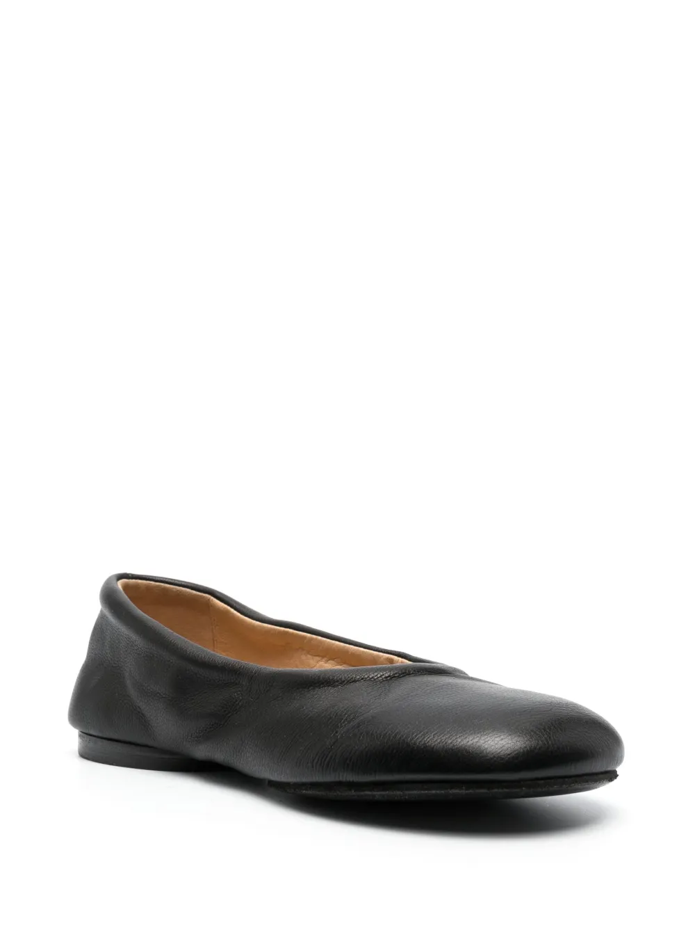 Marsèll round toe ballerina shoes - Zwart
