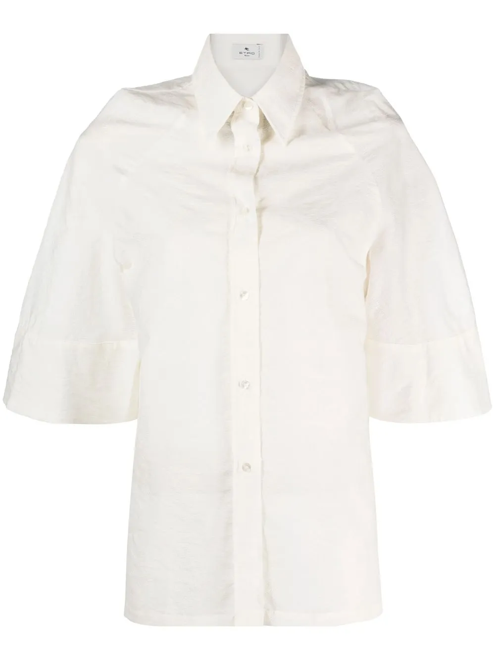 

ETRO embroidered tonal shirt - White