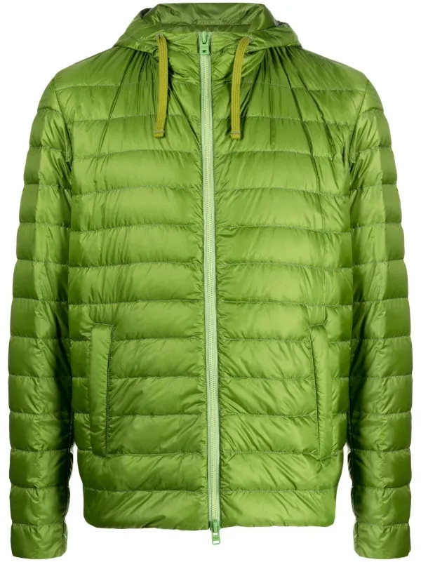 Herno Globe フーデッド ダウンジャケット | グリーン | FARFETCH JP