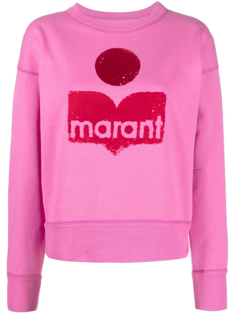 

Isabel Marant Étoile Mobyli logo-print sweatshirt - Pink