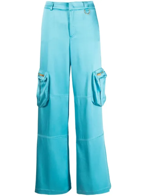 Blumarine Butterfly wide-leg trousers